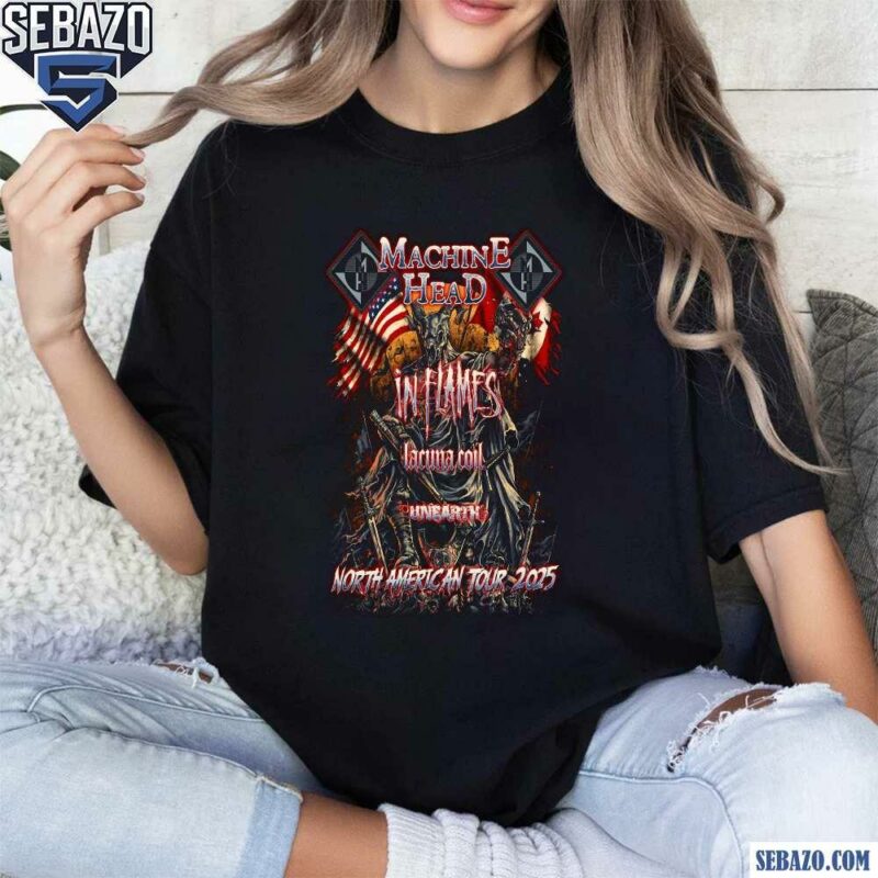 Machine Head In Flames North American Tour 2025 Shirt t-shirt