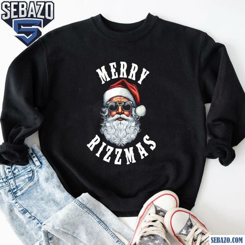 Merry Rizzmas Funny Christmas Santa Rizz Shirt sweatshirt