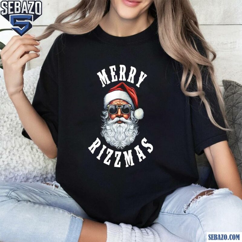 Merry Rizzmas Funny Christmas Santa Rizz Shirt t-shirt