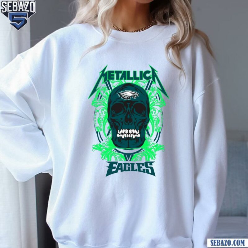 Metallica Skull Eagles Football Logo Shirt sweatshirt