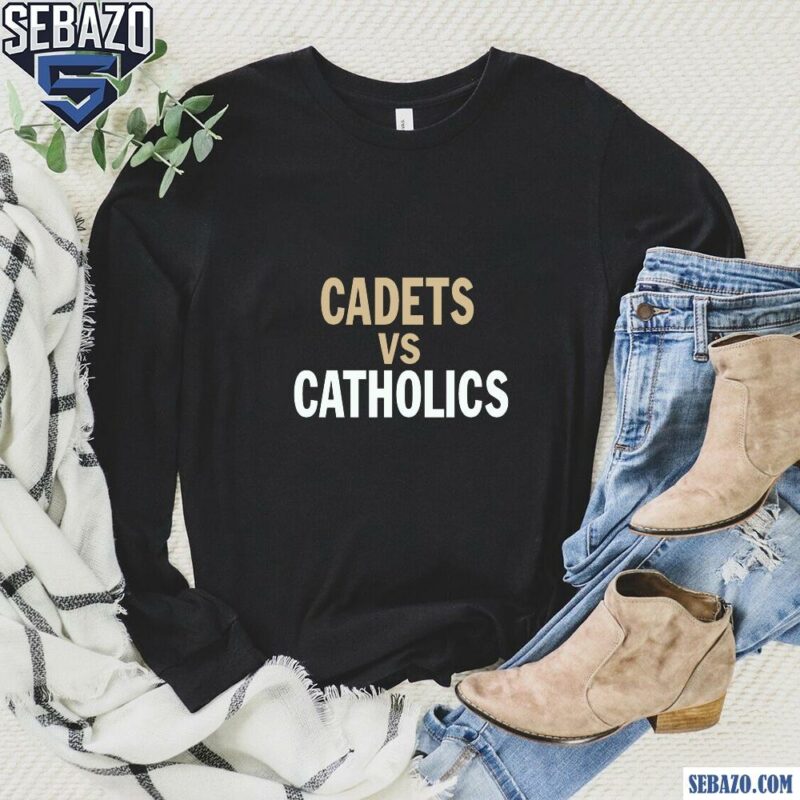 New Orleans Saints Cadets Vs Catholics College Football Shirt long sleeved