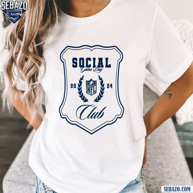 Nfl Game Day Social Club 2024 Shirt t-shirt