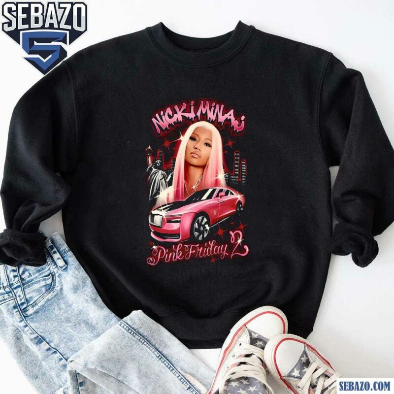 Nicki Minaj Pink Friday 2 World Tour Airbrush Shirt sweatshirt