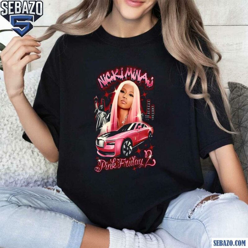 Nicki Minaj Pink Friday 2 World Tour Airbrush Shirt t-shirt