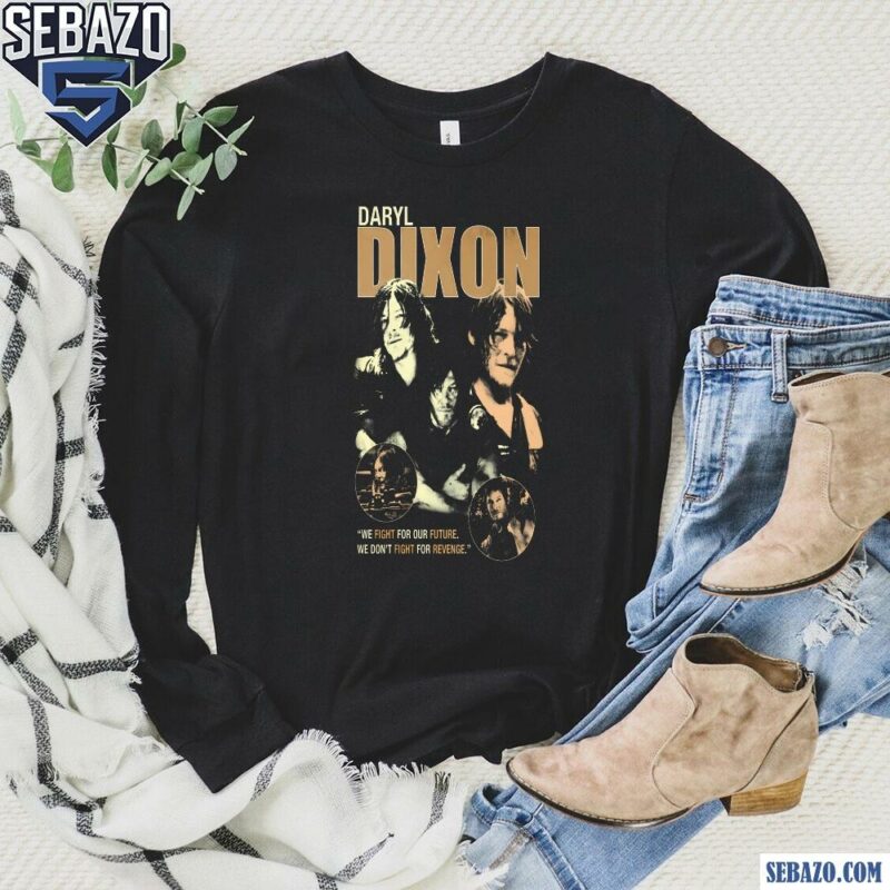 Norman Reedus Daryl Dixon The Walking Dead Cast Shirt long sleeved