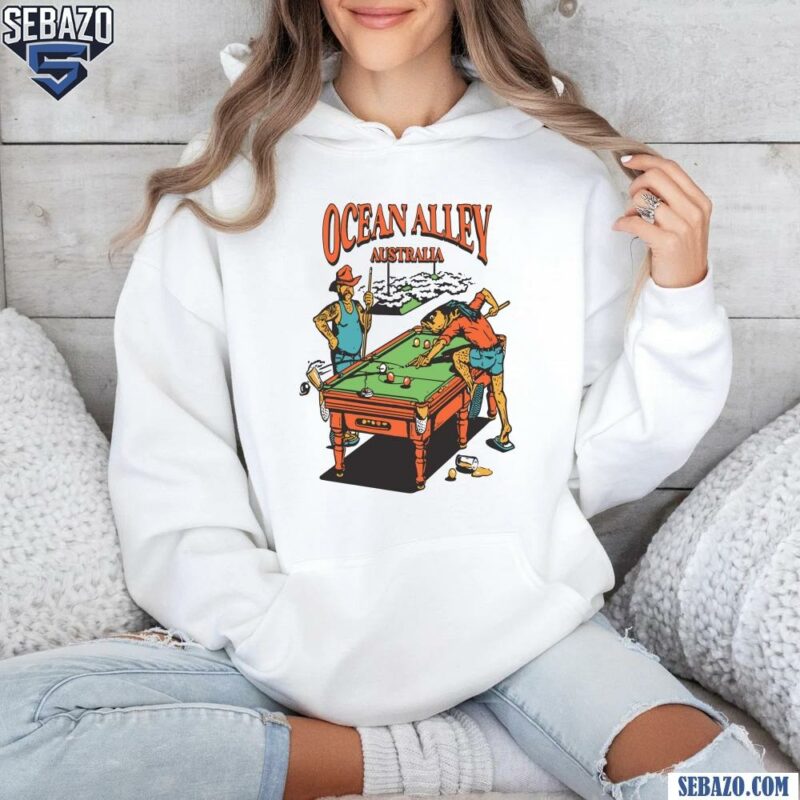 Ocean Alley Australia Tour Pool Table Shirt hoodie