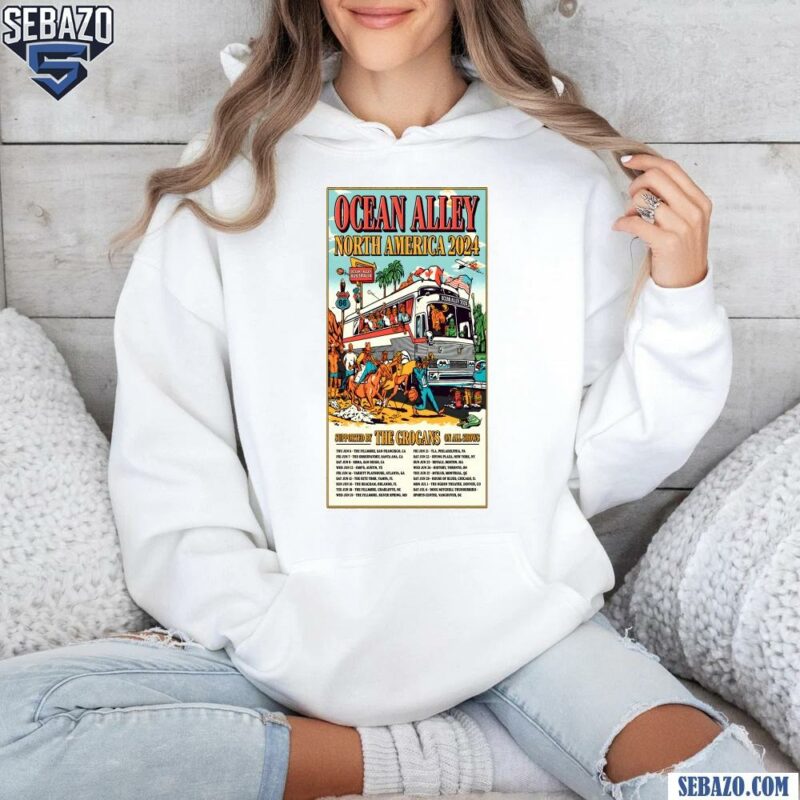 Ocean Alley North America 2024 Tour Shirt hoodie