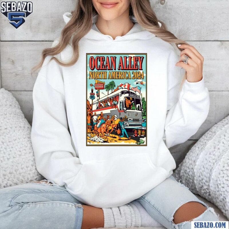 Ocean Alley Tour North America 2024 Shirt hoodie