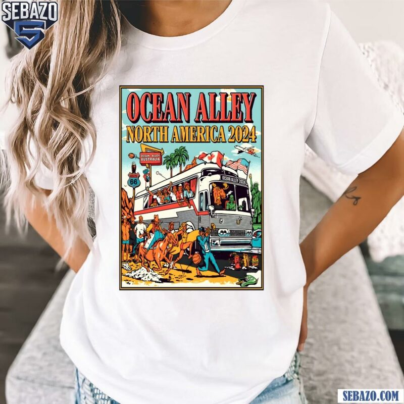 Ocean Alley Tour North America 2024 Shirt t-shirt