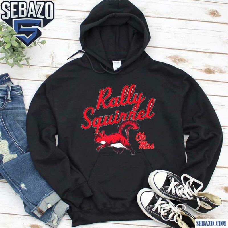 Ole Miss Rebels Football Mascot Rally Squirrel Shirt hoodie