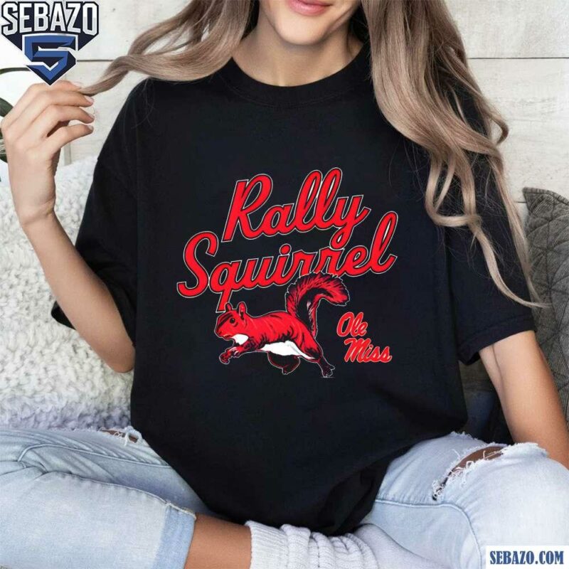 Ole Miss Rebels Football Mascot Rally Squirrel Shirt t-shirt