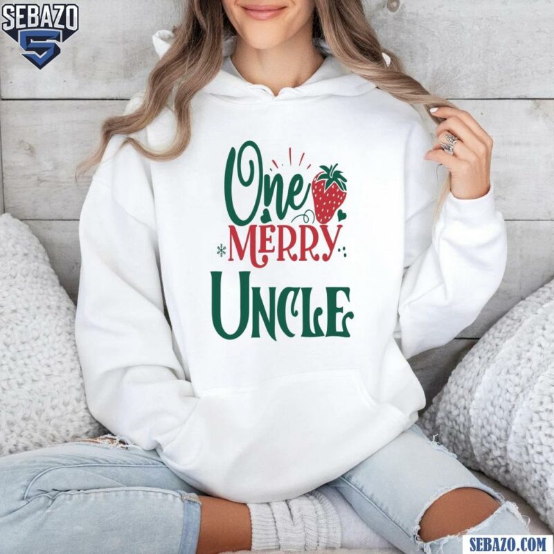 One Merry Uncle Christmas Shirt hoodie