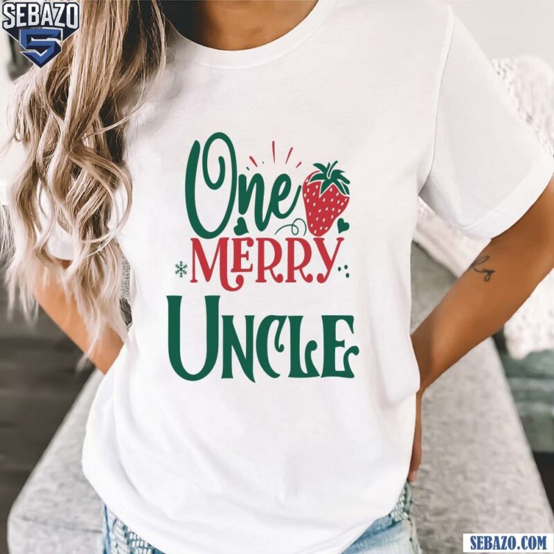 One Merry Uncle Christmas Shirt t-shirt