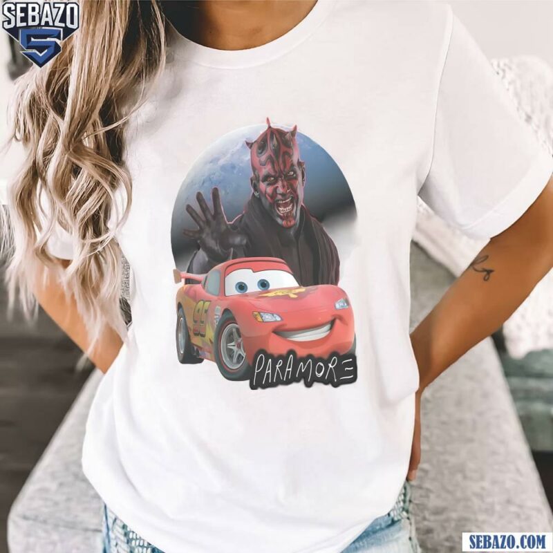 Paramore Sith Lord Darth Maul Lightning Mcqueen Shirt t-shirt