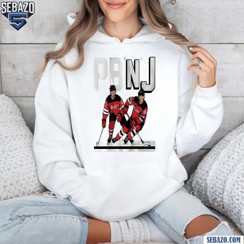 Pb N J Jack Hughes And Jesper Bratt New Jersey Devils Shirt hoodie