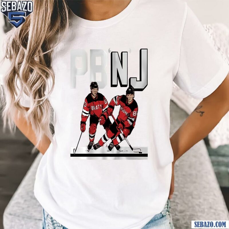 Pb N J Jack Hughes And Jesper Bratt New Jersey Devils Shirt t-shirt