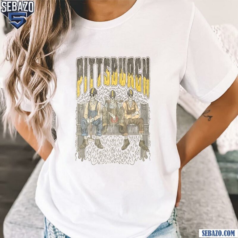 Pittsburgh Steelers Football Skeleton Worker Shirt t-shirt