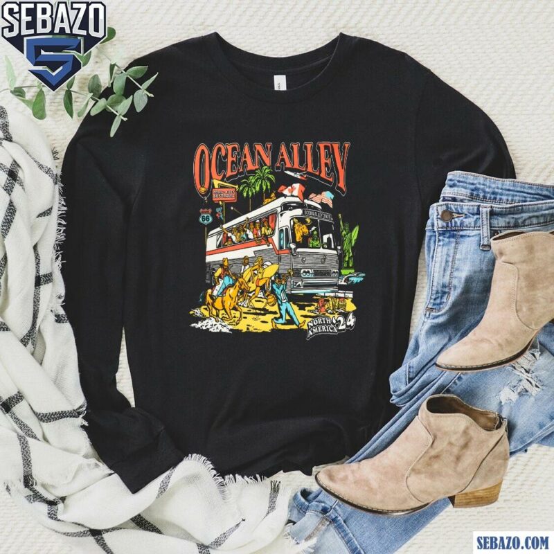 Retro Ocean Alley North America 2024 Tour Shirt long sleeved