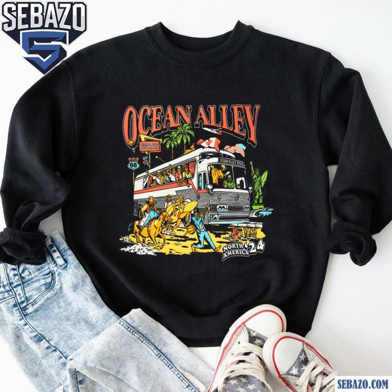 Retro Ocean Alley North America 2024 Tour Shirt sweatshirt