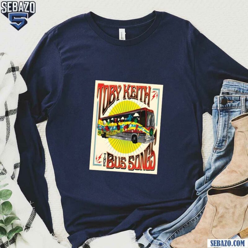 Retro Toby Keith The Bus Songs Shirt long sleeved