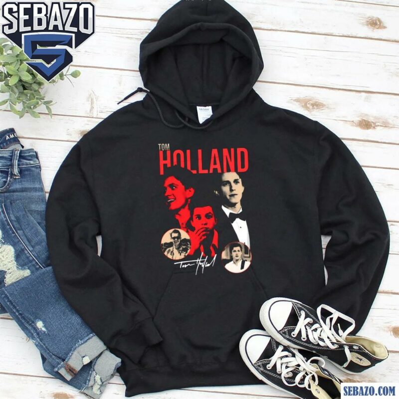 Retro Tom Holland Actor Spider Man Shirt hoodie