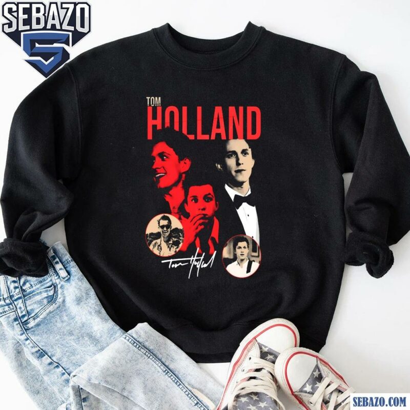 Retro Tom Holland Actor Spider Man Shirt sweatshirt