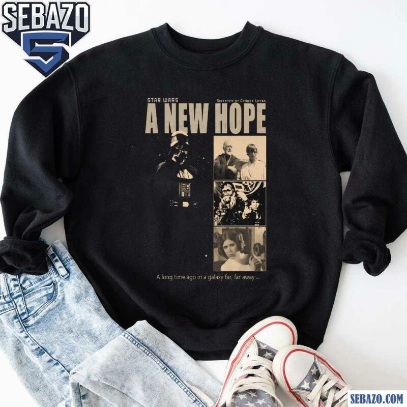 Retro Vintage Disney Star Wars A New Hope Shirt sweatshirt