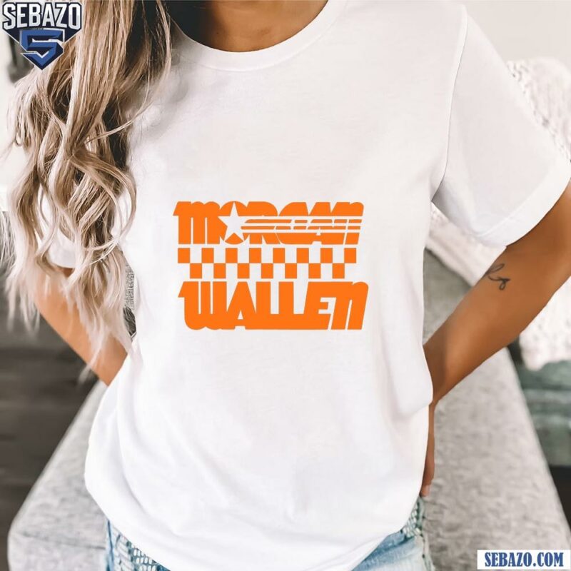 Retro Vintage Morgan Wallen Checkerboard Country Music Shirt t-shirt