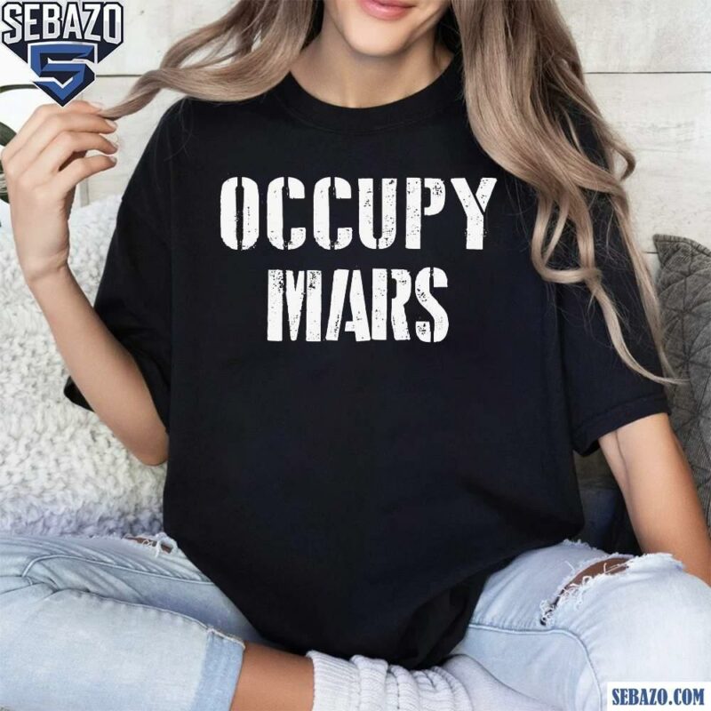 Retro Vintage Occupy Mars SpaceX Shirt t-shirt