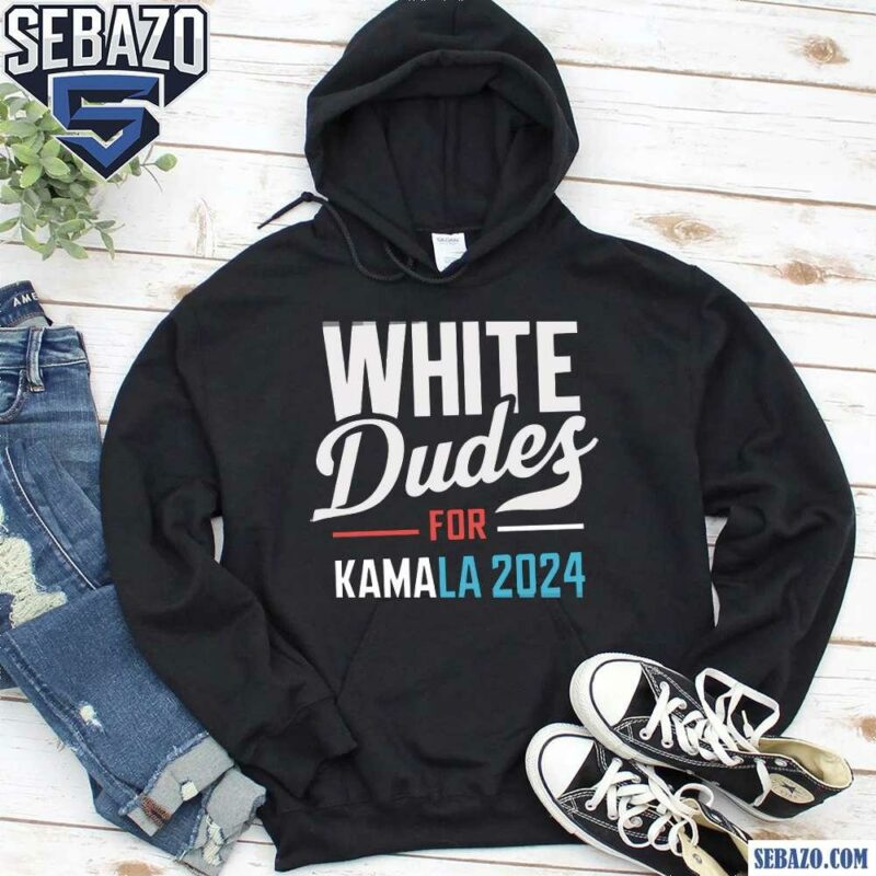 Retro White Dudes For Kamala Harris 2024 Shirt hoodie