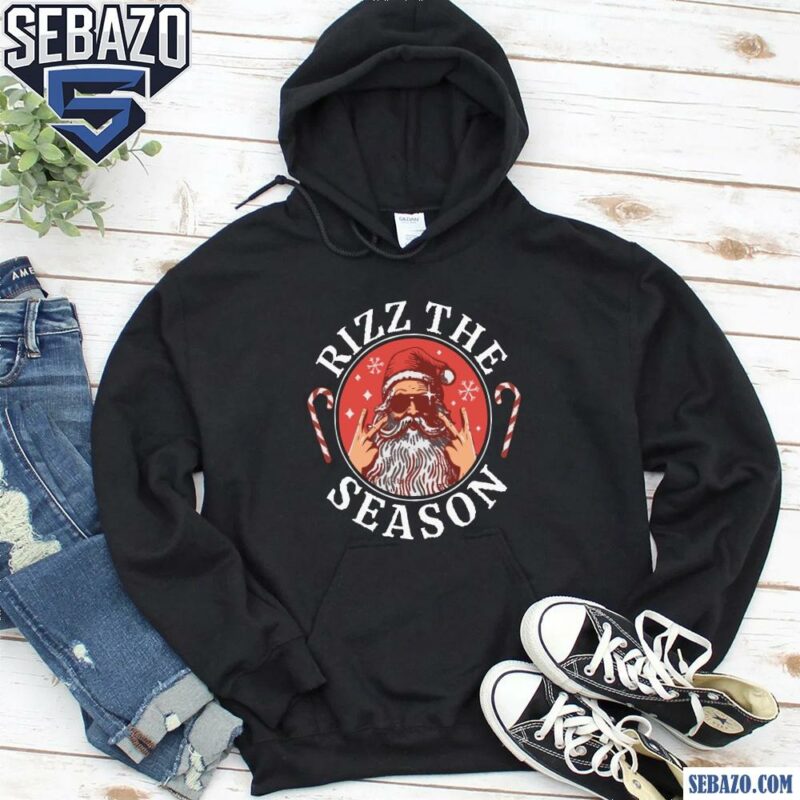 Rizz The Season Merry Rizzmas Santa Claus Shirt hoodie