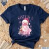 Santa Is A Swifties Christmas Pink Christmas Santa Shirt t-shirt