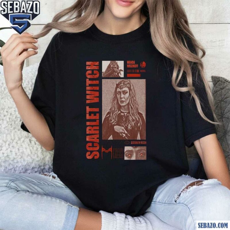 Scarlet Witch Wanda Maximoff Elizabeth Olsen Shirt t-shirt