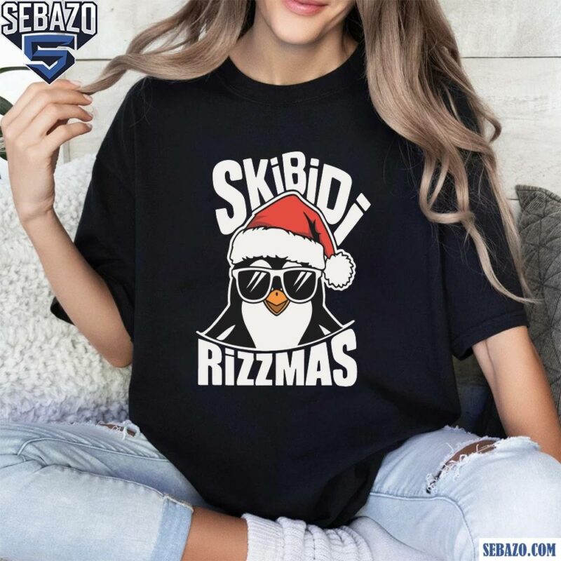 Skibidi Rizzmas Christmas Penguin Shirt t-shirt