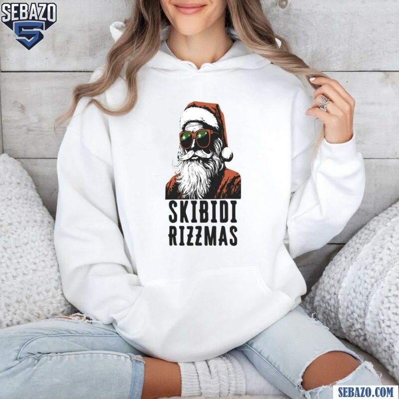 Skibidi Rizzmas Christmas Santa Claus Shirt hoodie