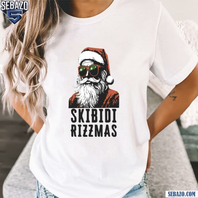 Skibidi Rizzmas Christmas Santa Claus Shirt t-shirt