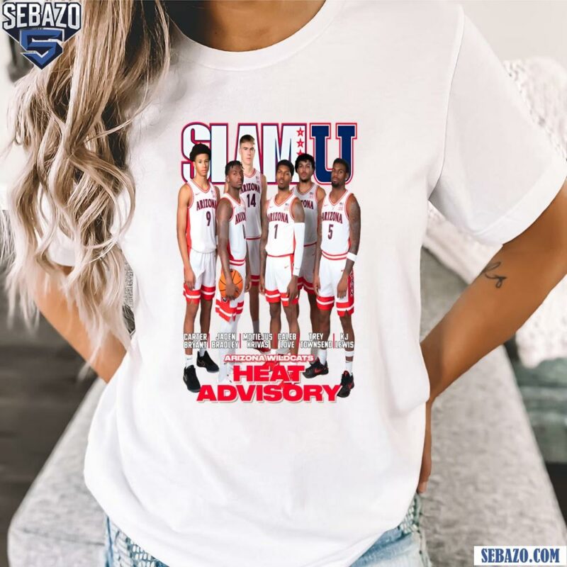 Slam Cover Slamu Arizona Wildcats Heat Advisory Shirt t-shirt