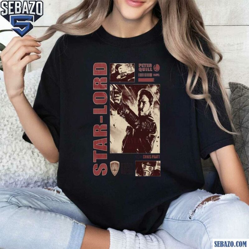 Star Lord Oeter Quill Guardians Of The Galaxy Shirt t-shirt