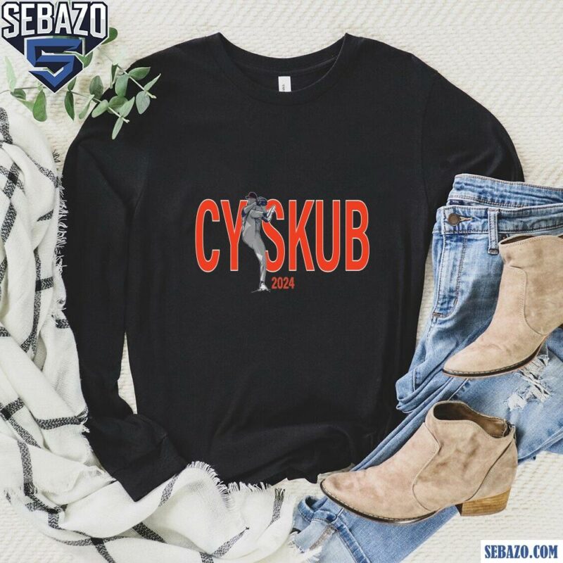 Tarik Skubal Cy Skub 2024 Detroit Tigers Baseball Shirt long sleeved