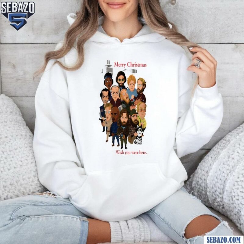 The Thing Crew From Our Family To Yours Merry Christmas Shirt hoodie