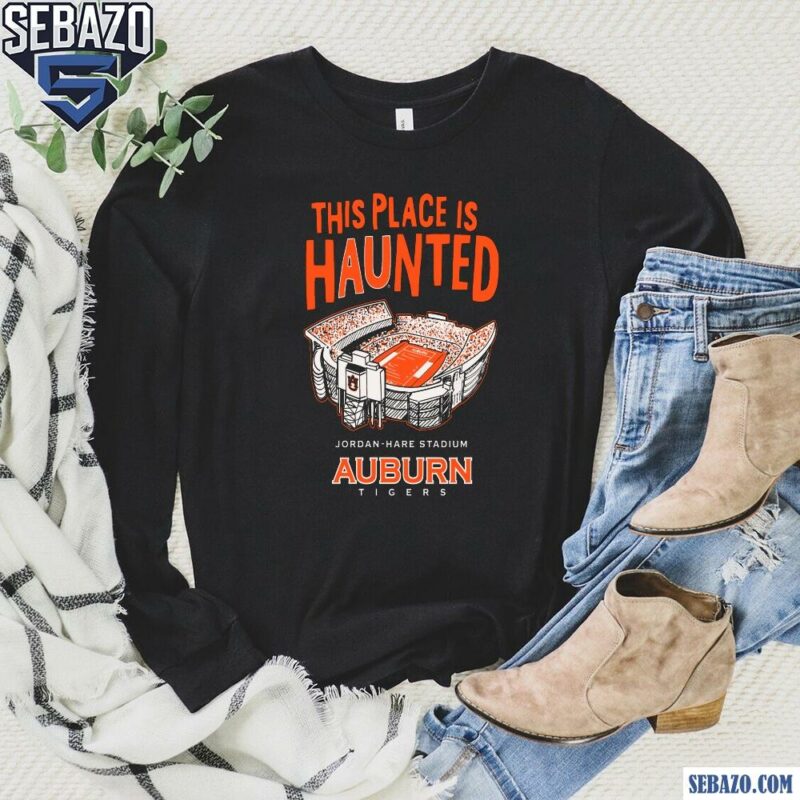 This Place Is Haunted Auburn Tigers Football Shirt long sleeved