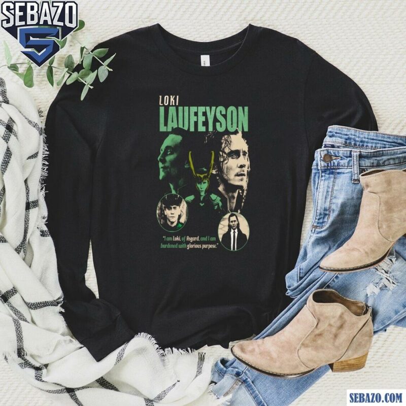 Tom Hiddleston Loki Laufeyson God Of Mischief Shirt long sleeved