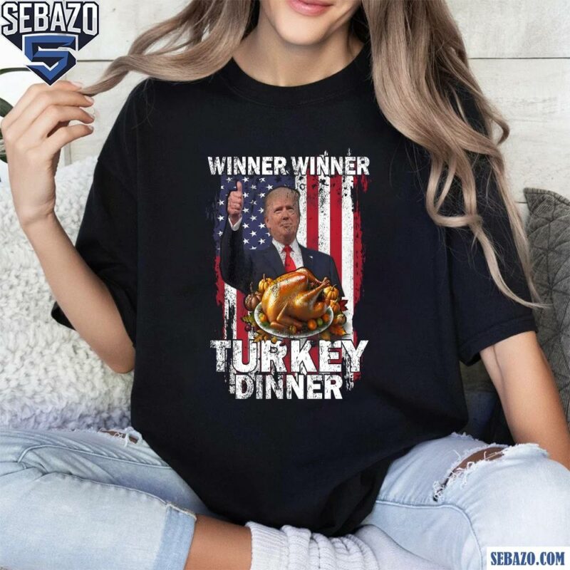 Trump Vance Winner Winner Turkey Dinner Thanksgiving Shirt t-shirt