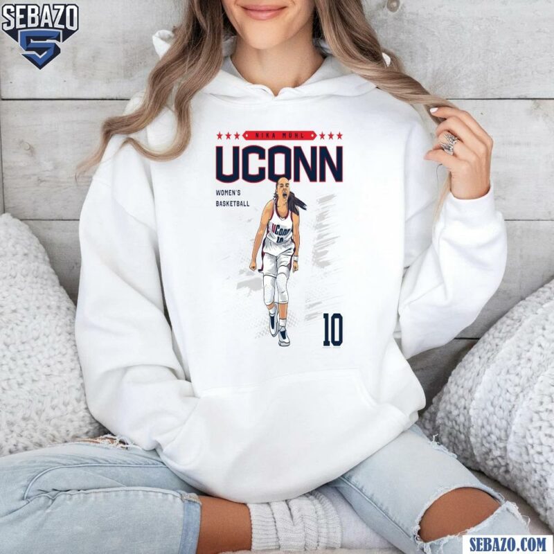 Uconn Huskies 10 Nika Muhl Womens Basketball Shirt hoodie