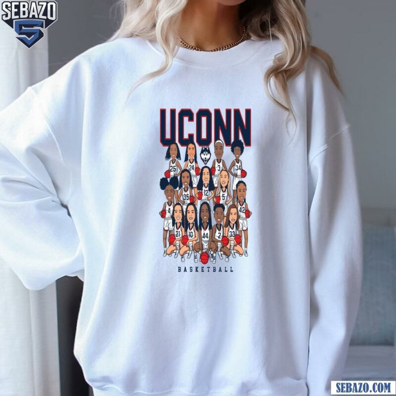 Uconn Huskies Womens Basketball Players Chibi Shirt sweatshirt