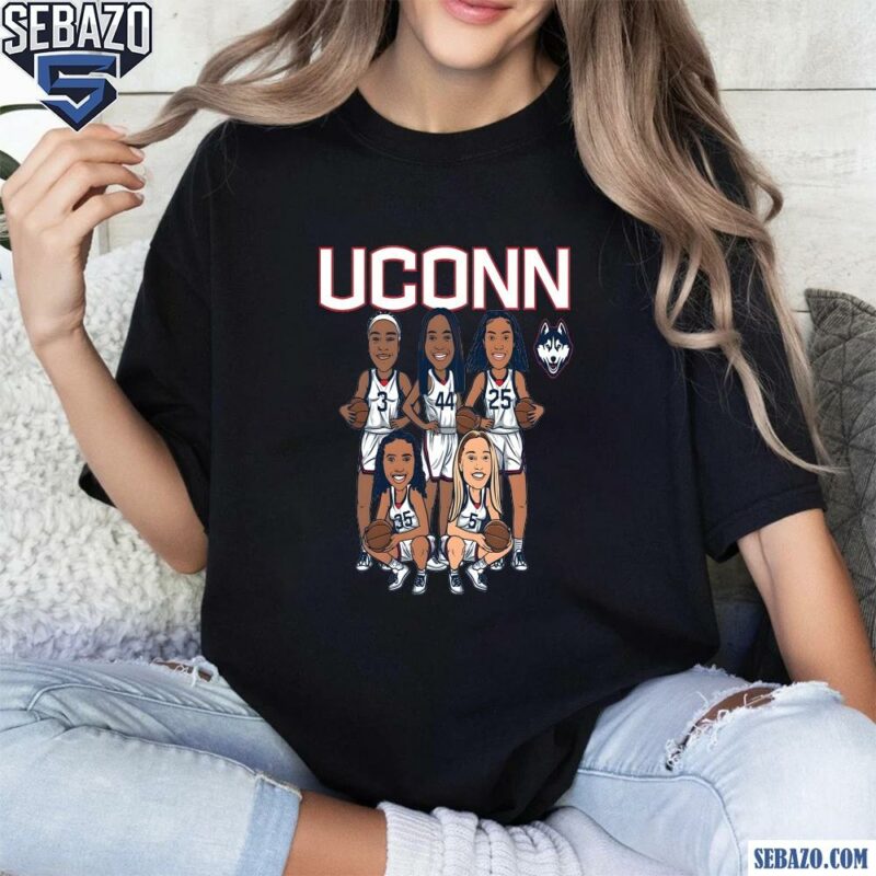 Uconn Huskies Womens Basketball Starting 5 Shirt t-shirt