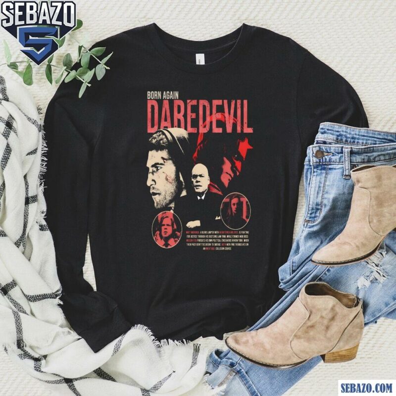 Vintage Daredevil Born Again Matt Murdock Shirt long sleeved