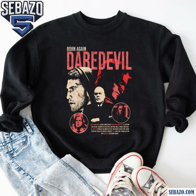 Vintage Daredevil Born Again Matt Murdock Shirt sweatshirt