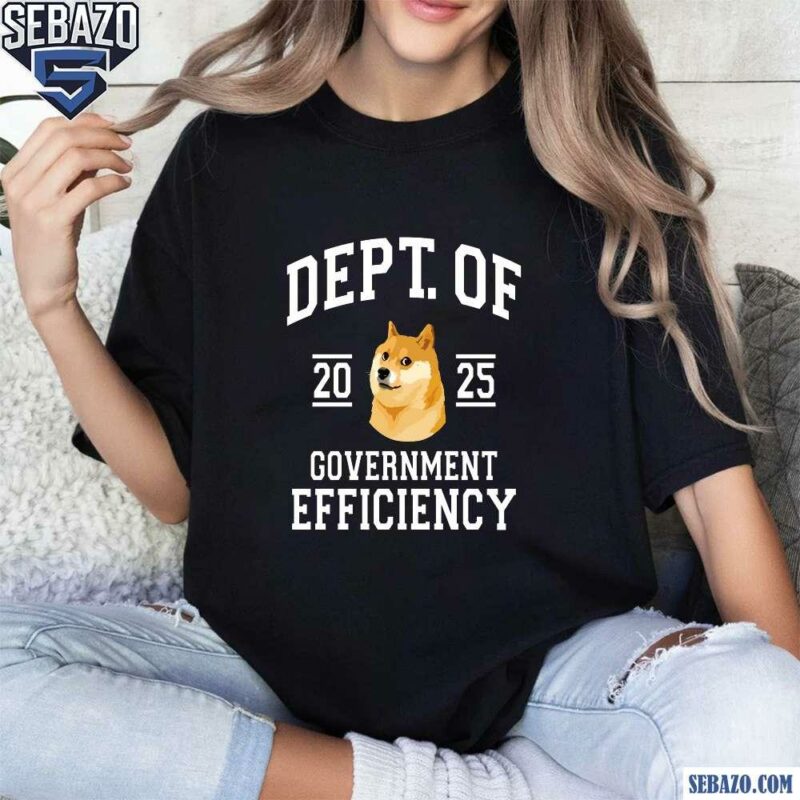 Vintage Dept Of Government Efficiency Doge 2024 Shirt t-shirt