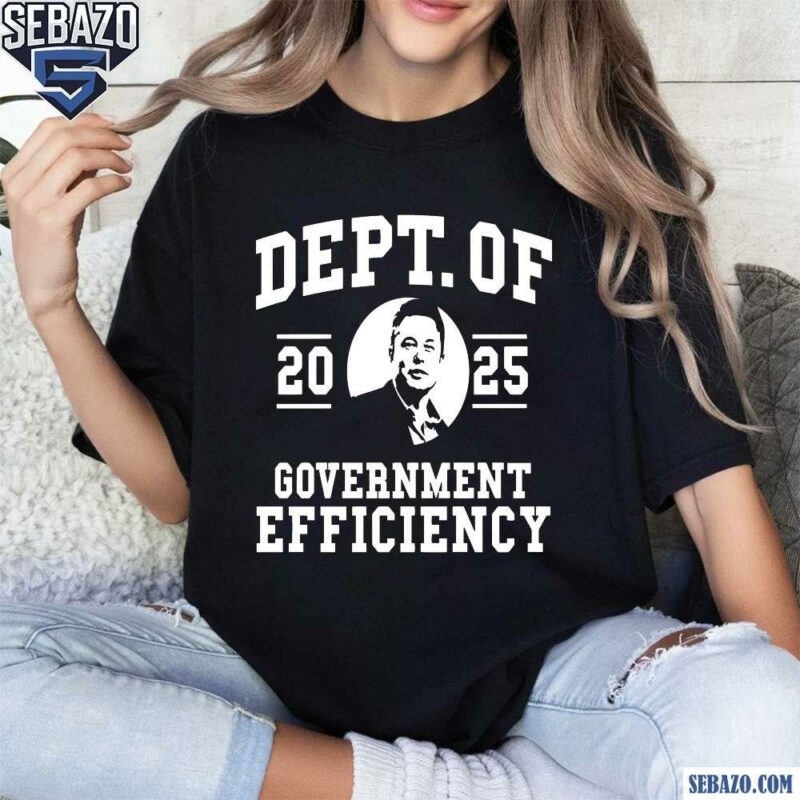 Vintage Dept Of Government Efficiency Elon Musk 2024 Shirt t-shirt